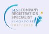 3E Accounting Pte. Ltd. Awarded Best Company Registration Specialist of the Year in Singapore 2017/2018 Best Company Registration Specialist of the Year in Singapore
