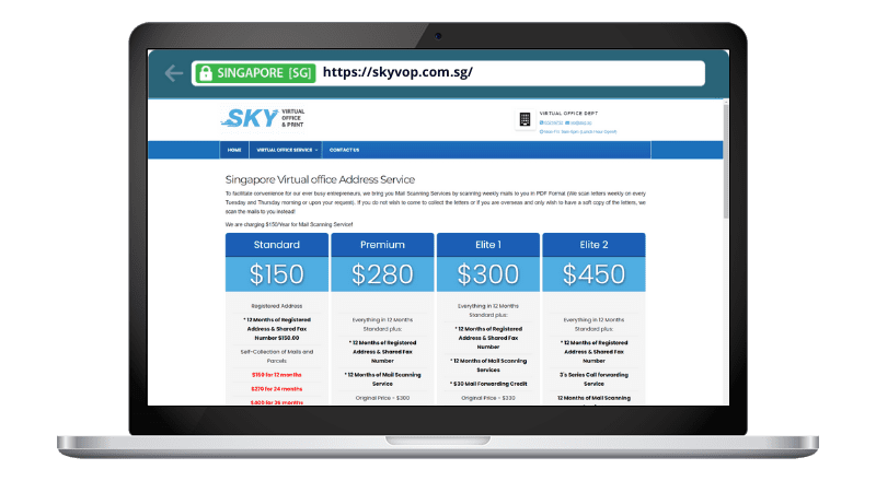 Sky Virtual Office & Print Pte Ltd