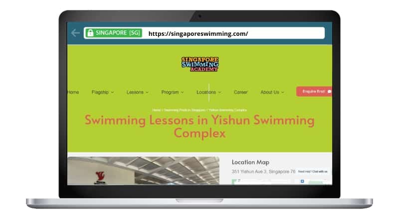 Yishun Swimming Lessons | Singapore Swimming Academy