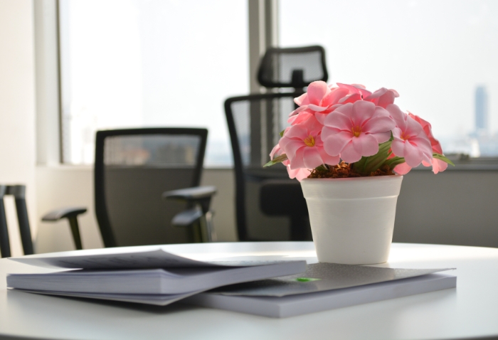 Wellness at Work: Flowers in the Office