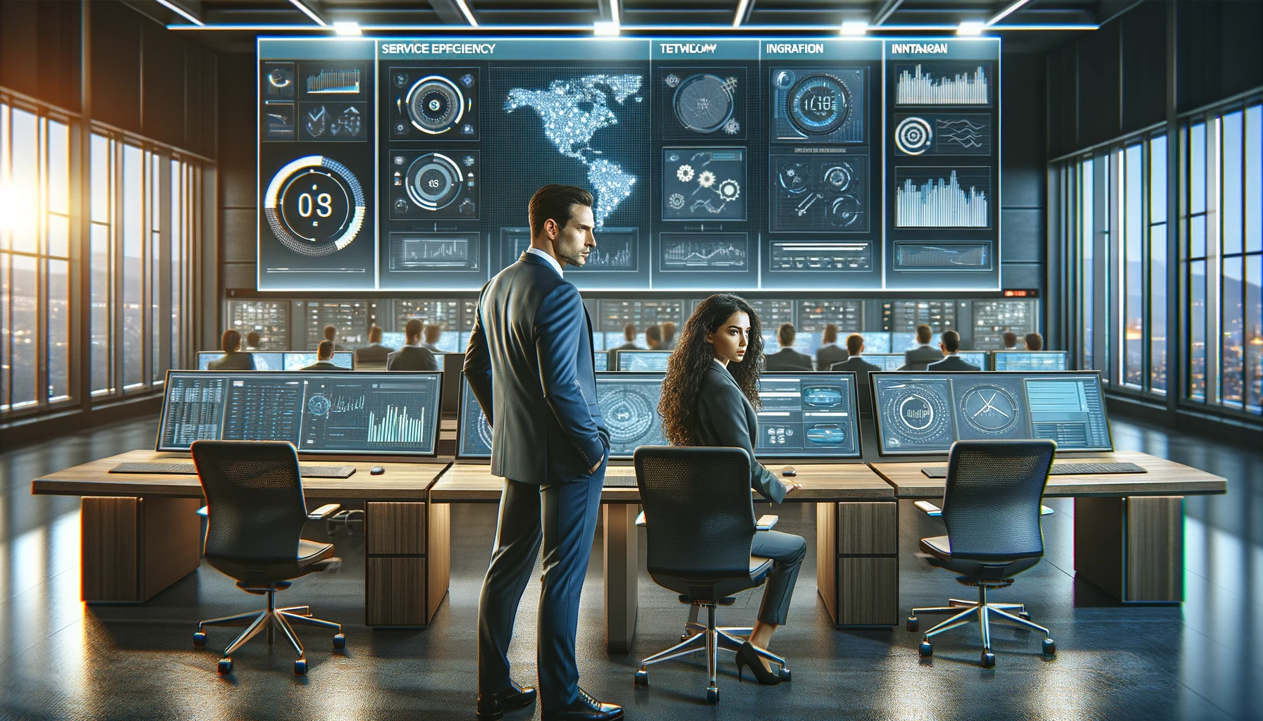 Analyzing Service Efficiency and Technology Integration