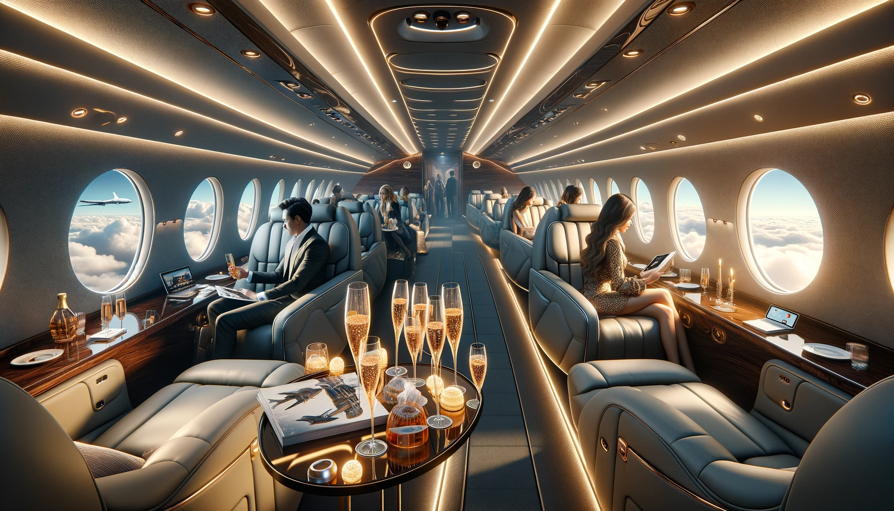 The Glamour of Jet-Set Travel