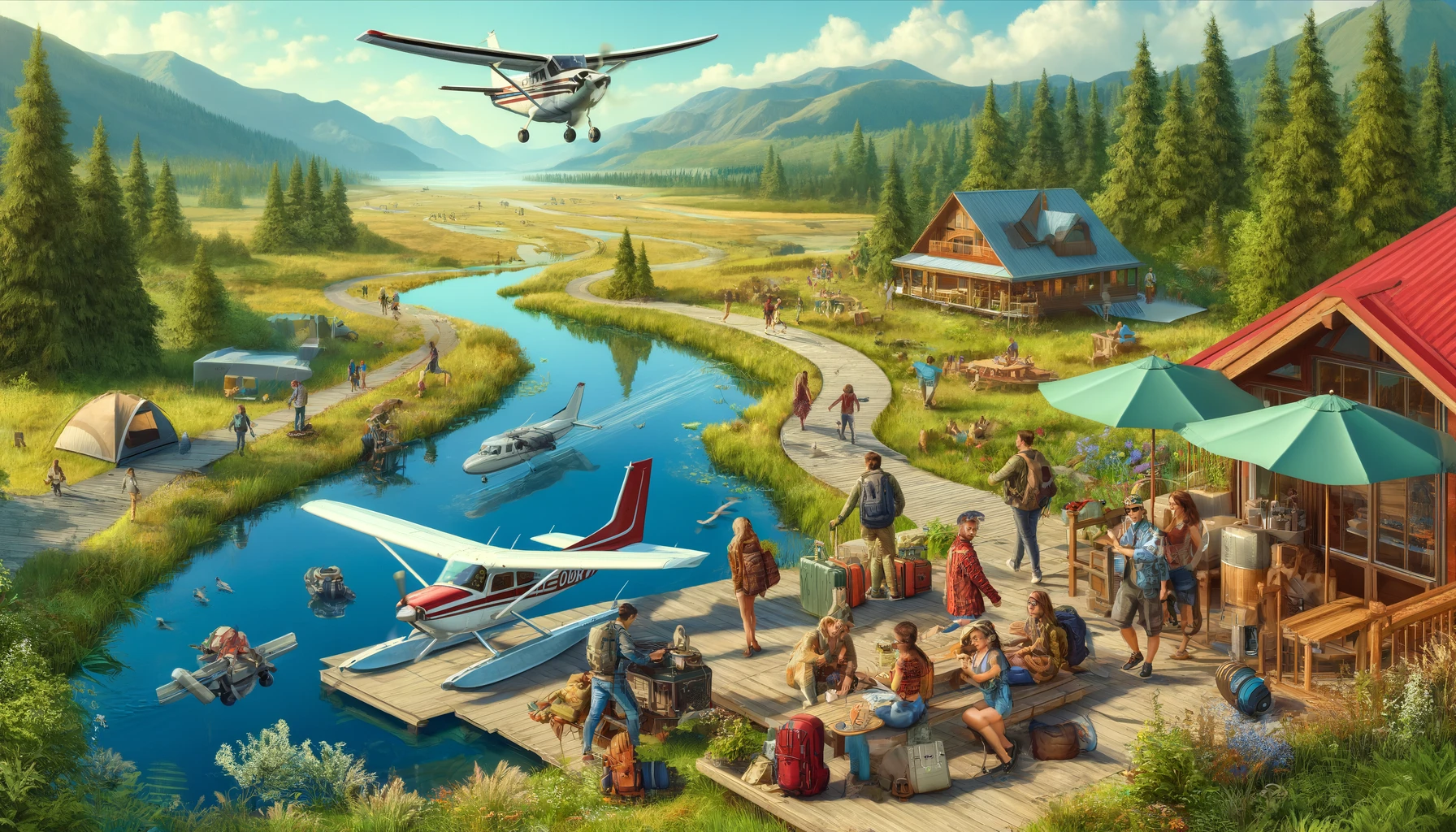 Case Studies: Successful Small Group Getaways with Propeller Planes