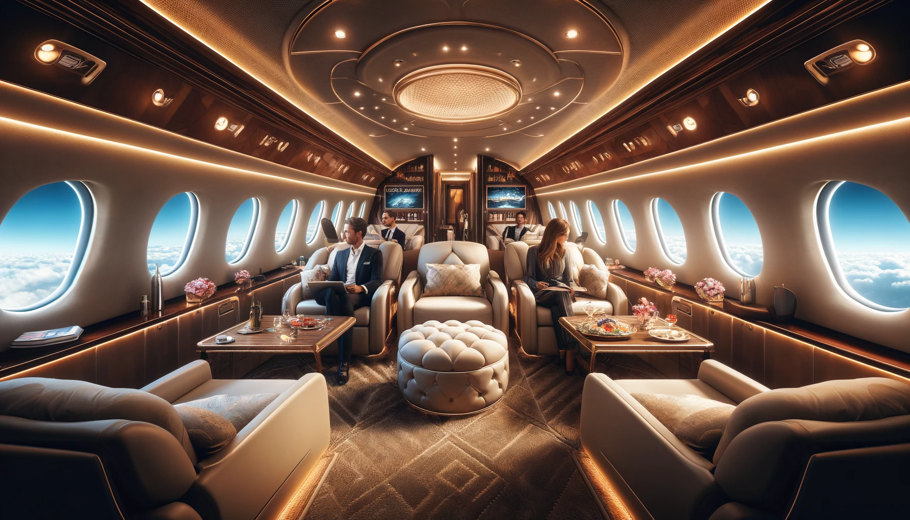 Luxury and Comfort in the Skies