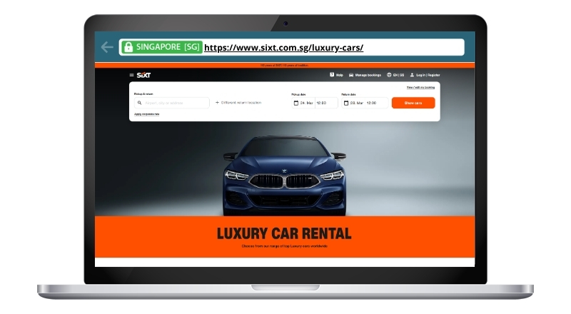 SIXT Singapore (Luxury category)