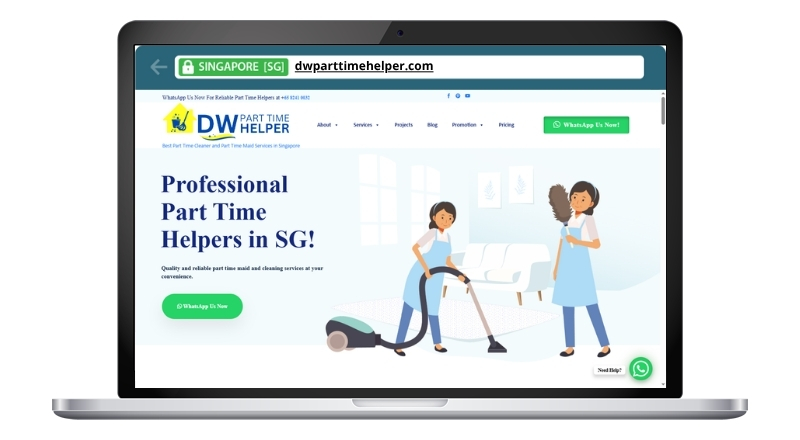 DW Part-Time Helper Singapore
