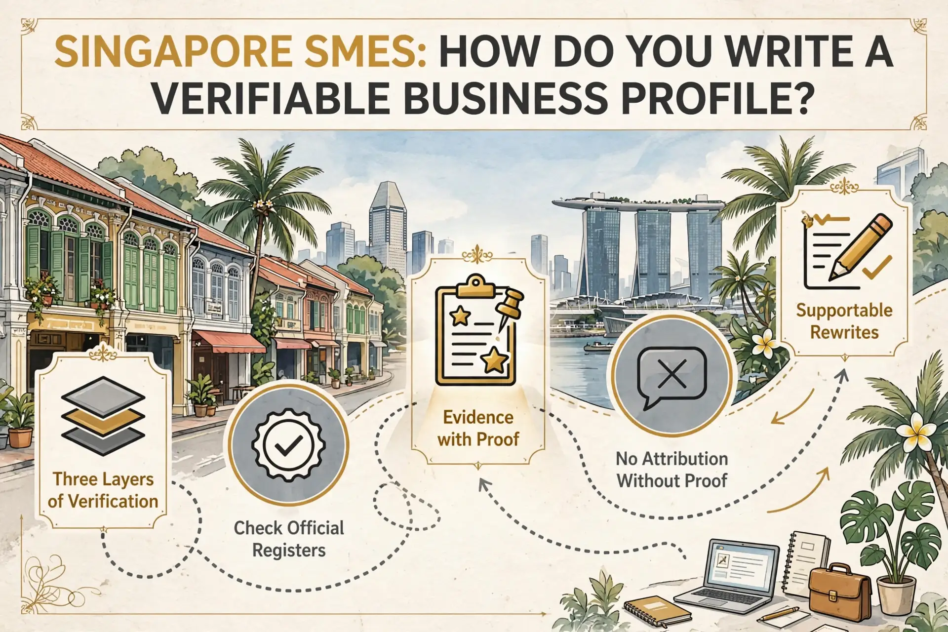 Infographic: Singapore SMEs: How Do You Write a Verifiable Business Profile?